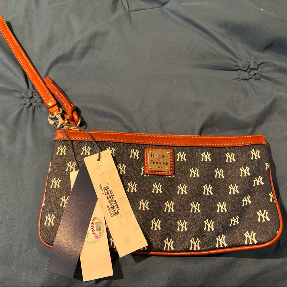 Dooney and Burke NY Yankees Wristlet